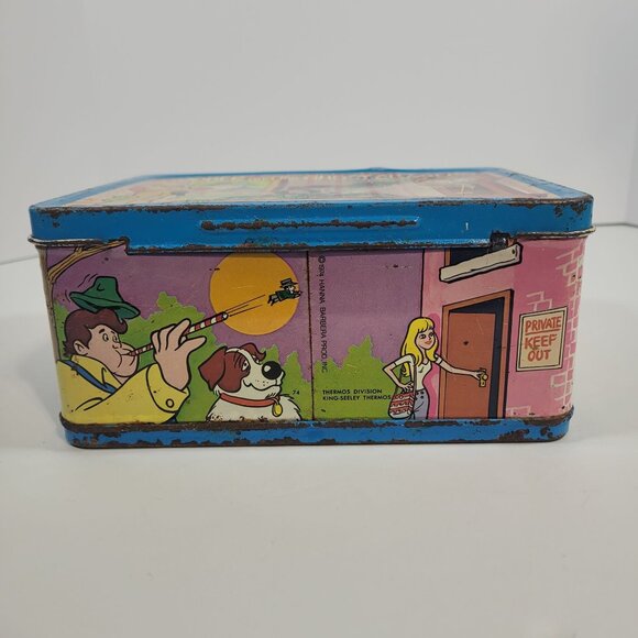 Goober and The Ghost Chasers Inch High Private Eye Vintage Metal Lunchbox 1974 - Picture 4 of 8